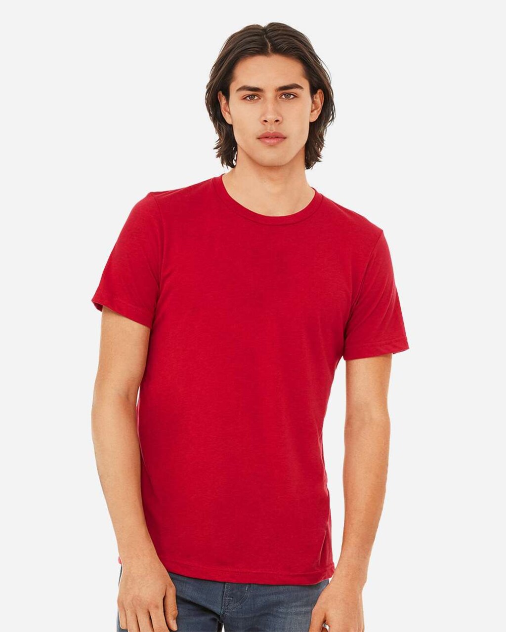 BELLA+CANVAS Men’s Triblend Crewneck Short Sleeve T-Shirt for Summer Wear, Casual Style & Lightweight Everyday Tee
